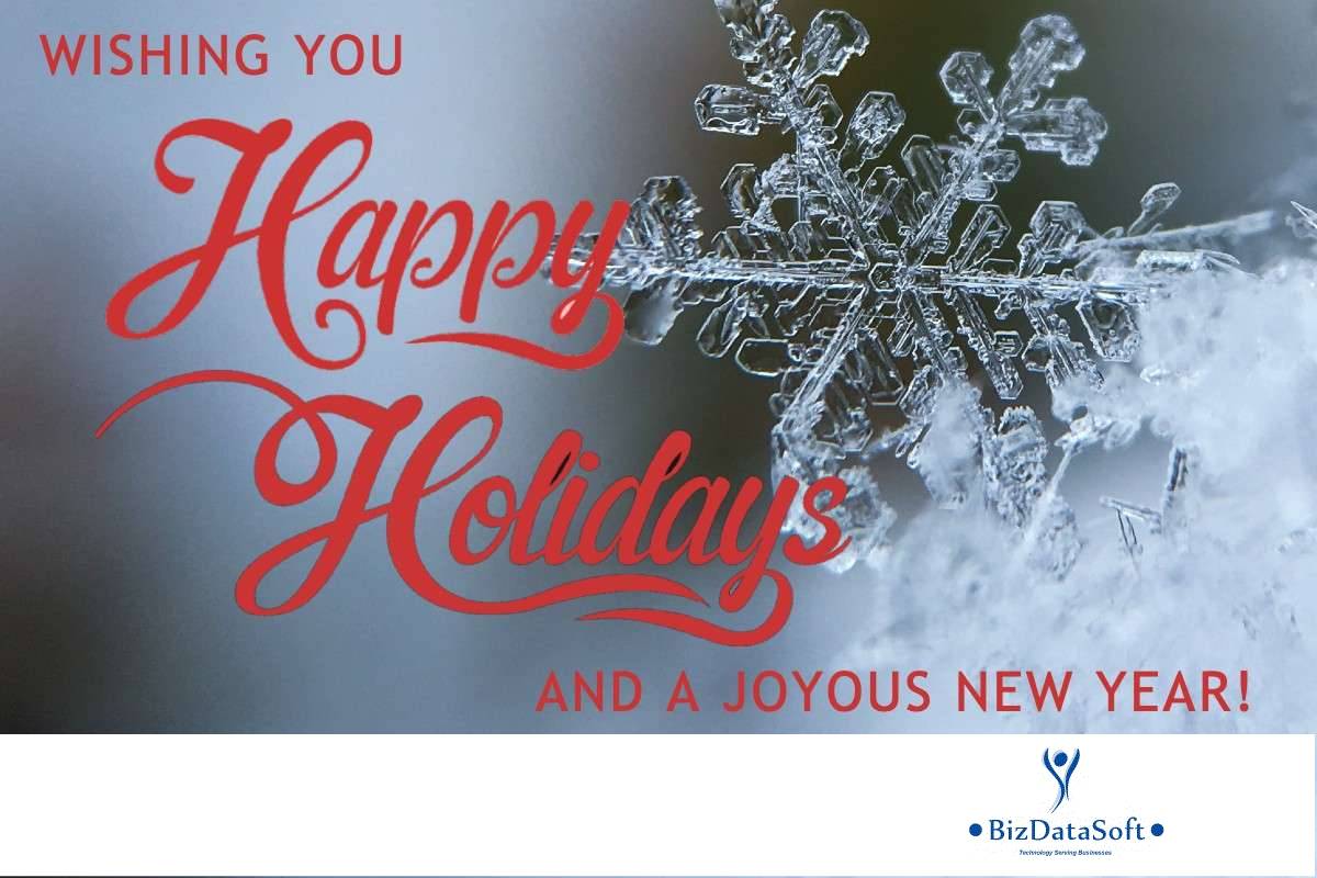 Happy Holidays from BizDataSoft SOLUTIONS, LLC